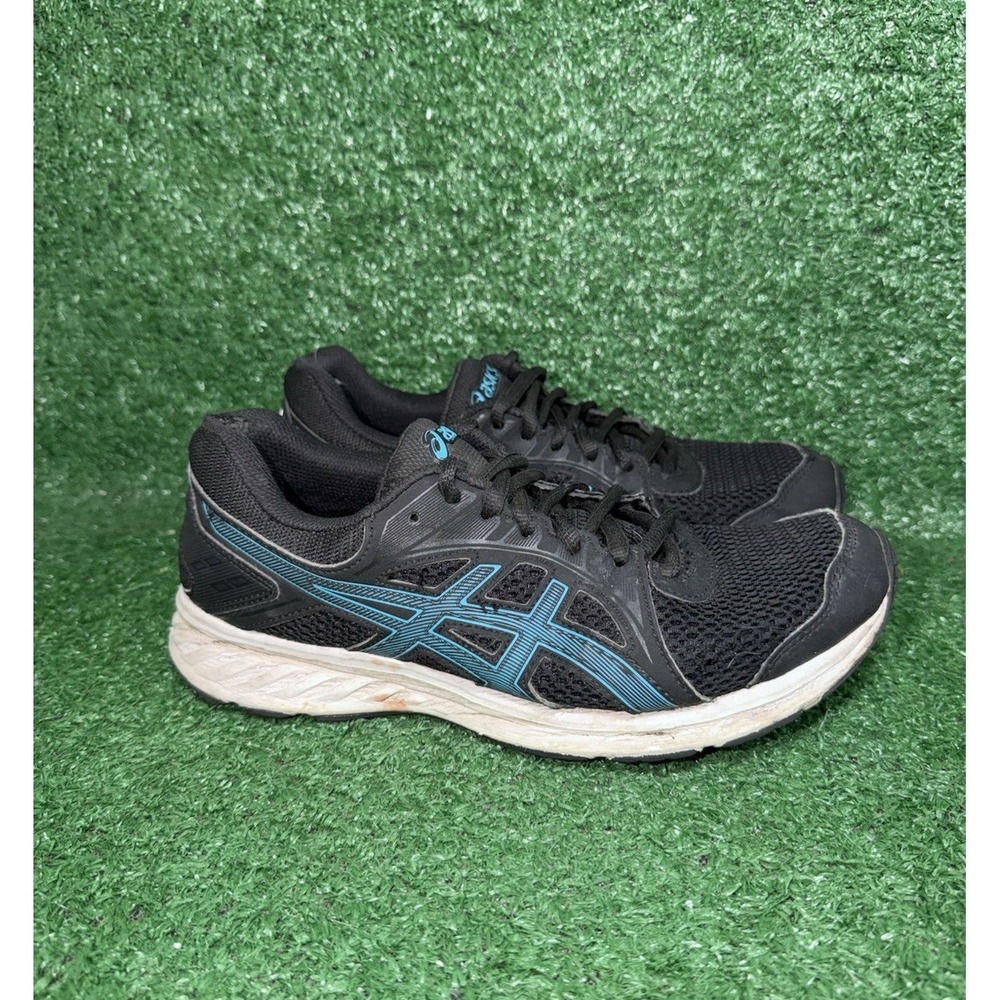 ASICS Shoes Womens Size 9‎ Wide Jolt 2 Black Blue Running Athletic Gym Sneakers